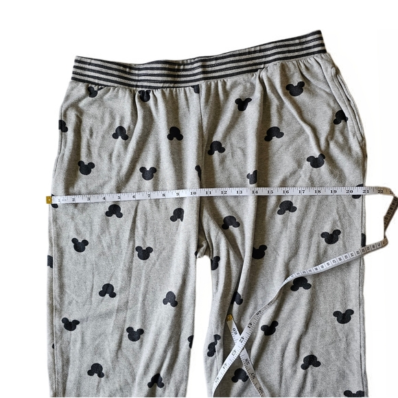Disney Pajama Set - Gray with Black Mickey Pattern Womens - Picture 11 of 15